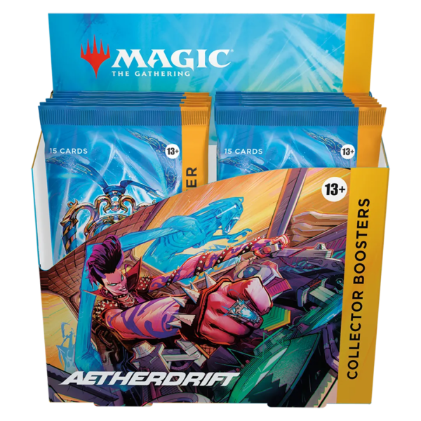 Magic: The Gathering Aetherdrift Collector Booster Box - Collect Roll