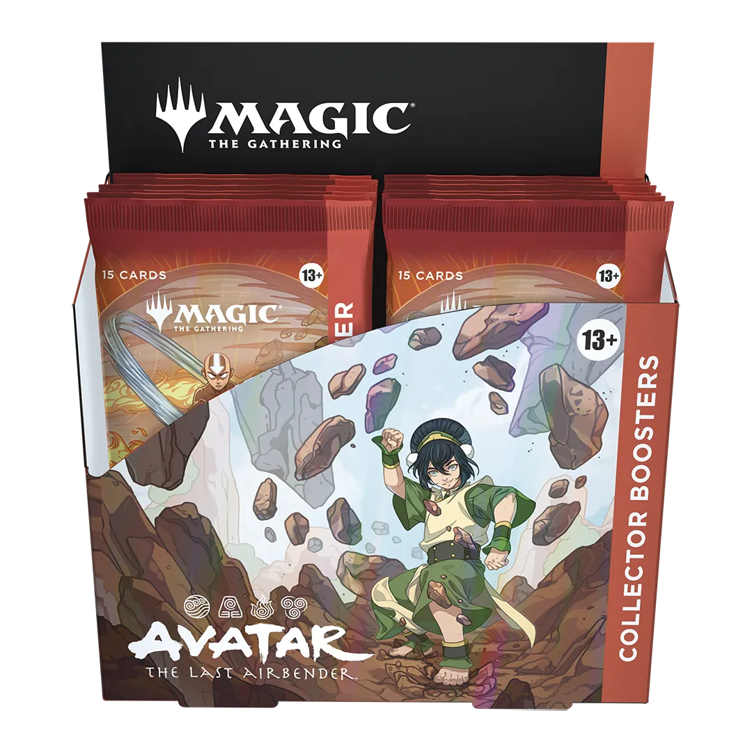 Avatar_The_Last_Airbender_Collector_Booster_Box_Display Magic: The Gathering - Universes Beyond - Avatar: The Last Airbender Collector Booster Box - Collect Roll