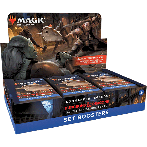 Commander Legends: Battle for Baldur's Gate Set Booster Box Display - Collect Roll