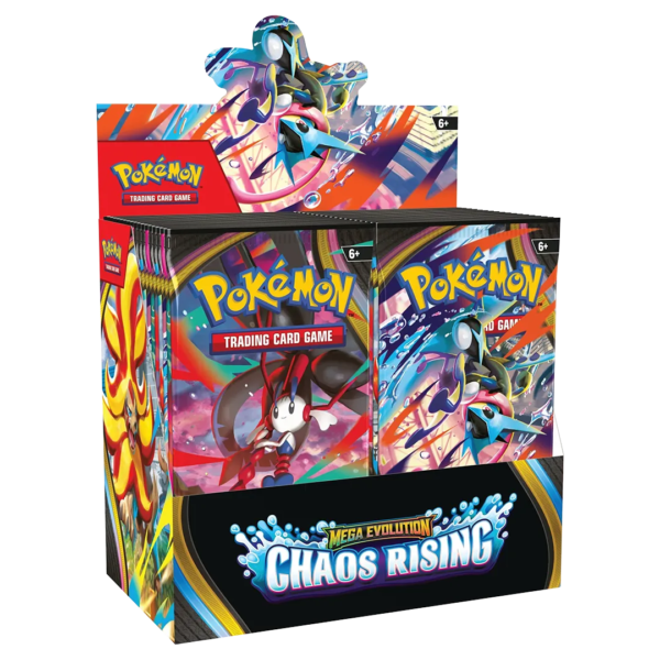 [PREORDER] Mega Evolution: Chaos Rising - Booster Box Display - Collect Roll