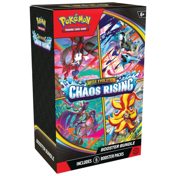 [PREORDER] Mega Evolution: Chaos Rising - Booster Bundle - Collect Roll