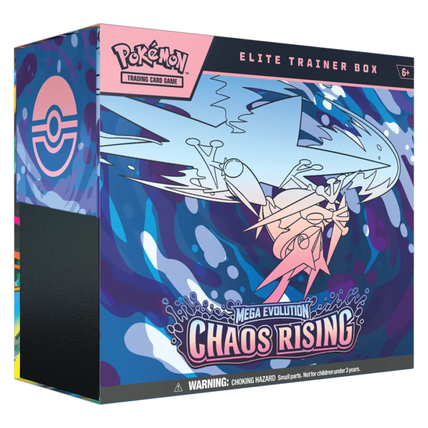 [PREORDER] Mega Evolution: Chaos Rising - Elite Trainer Box - Collect Roll