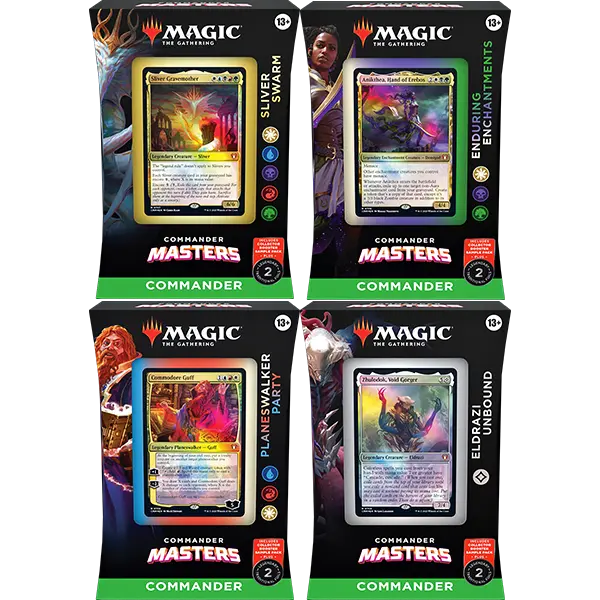 Commander Masters Commander Deck Display (Set of 4) - Collect Roll