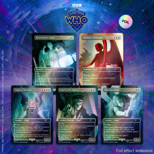 Secret Lair Drop - Secret Lair x Doctor Who: The Weeping Angels [Traditional Foil Edition] - Collect Roll