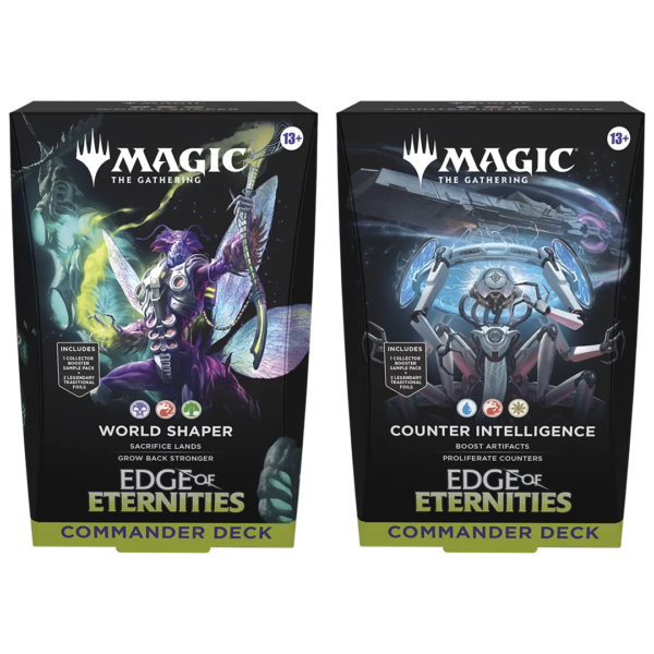 Magic: The Gathering Edge of Eternities Commander Deck Bundle [Set of 2] - Collect Roll