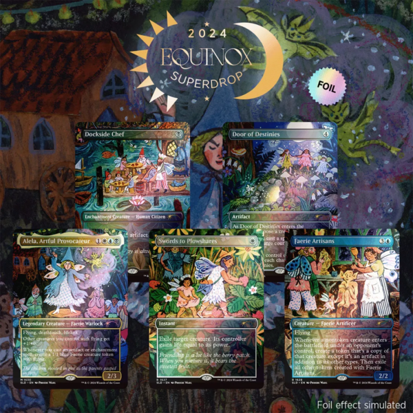 Secret Lair Drop - Featuring: Phoebe Wahl [Rainbow Foil Edition] - Collect Roll
