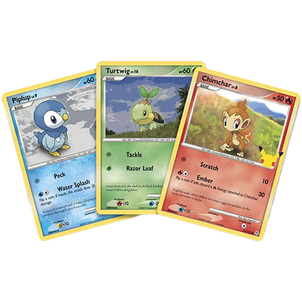 First Partner Pack: Sinnoh Display (12 Packs) - Collect Roll