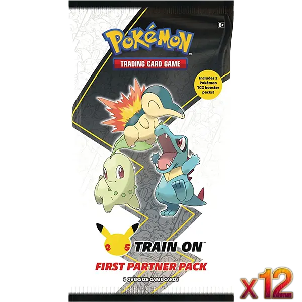 First Partner Pack: Johto Display (12 Packs) - Collect Roll
