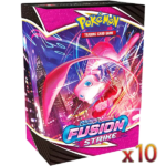Sword & Shield: Fusion Strike - Build & Battle Box Display (10 Boxes) - Collect Roll