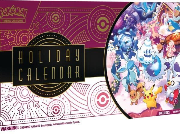 Pokemon Holiday 2025 Calendar - Collect Roll