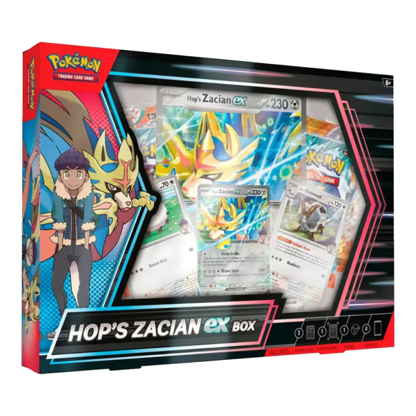 Pokemon: Hop's Zacian ex Box - Collect Roll