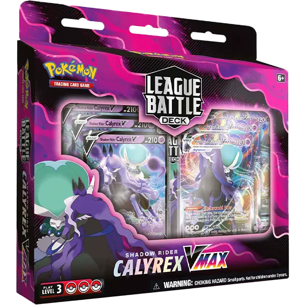 LeagueBattleDeckShadowRiderCalyrexVMAXBoxFront League Battle Deck (Shadow Rider Calyrex VMAX) - Collect Roll