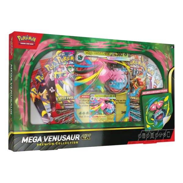 Pokemon: Mega Venusaur EX Premium Collection - Collect Roll