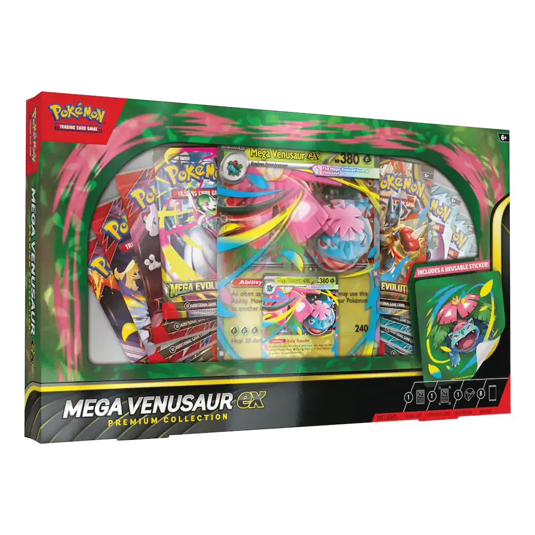 Mega_Venusaur_ex_Premium_Collection Pokemon: Mega Venusaur EX Premium Collection - Collect Roll