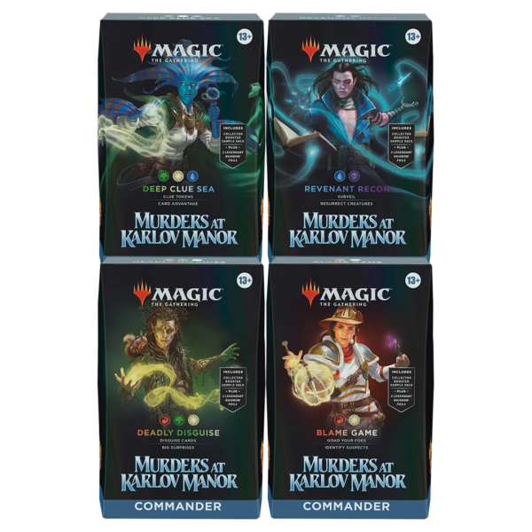 Murders at Karlov Manor Commander Decks [Set of 4] - Collect Roll