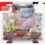 Scarlet and Violet: Obsidian Flames - 3 Pack Blister (Houndstone) - Collect Roll