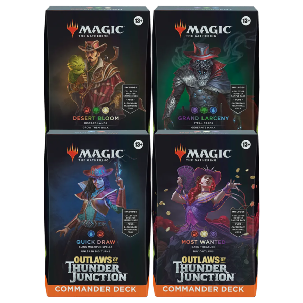 Outlaws of Thunder Junction Commander Deck Bundle [Set of 4] - Collect Roll