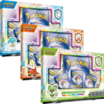 Paldea Pin Collection - Sprigatito, Fuecoco, Quaxly (Set of 3) - Collect Roll
