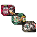 Scarlet & Violet: Paldean Fates - Tin [Set of 3] - Collect Roll