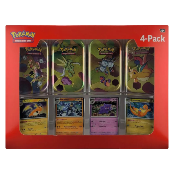 151 Mini Tin Bundle [Includes 4 Promo Cards] - Collect Roll
