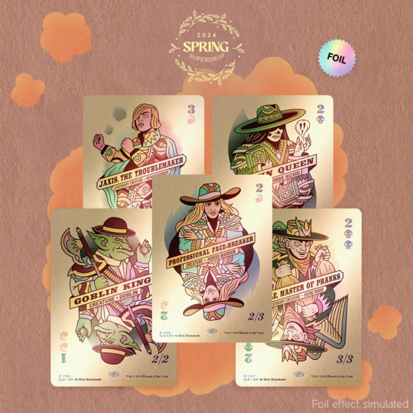 Secret Lair Drop - Poker Faces [Rainbow Foil Edition] - Collect Roll