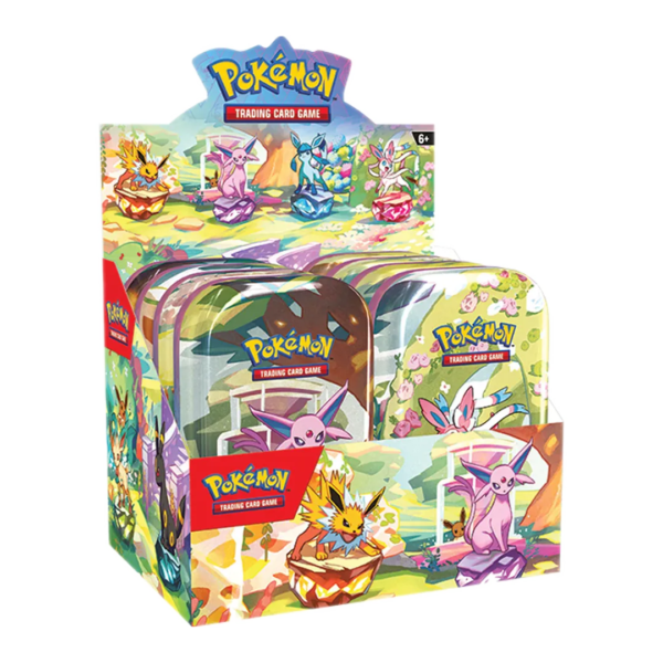 Scarlet & Violet: Prismatic Evolutions - Mini Tins [Set of 8] - Collect Roll