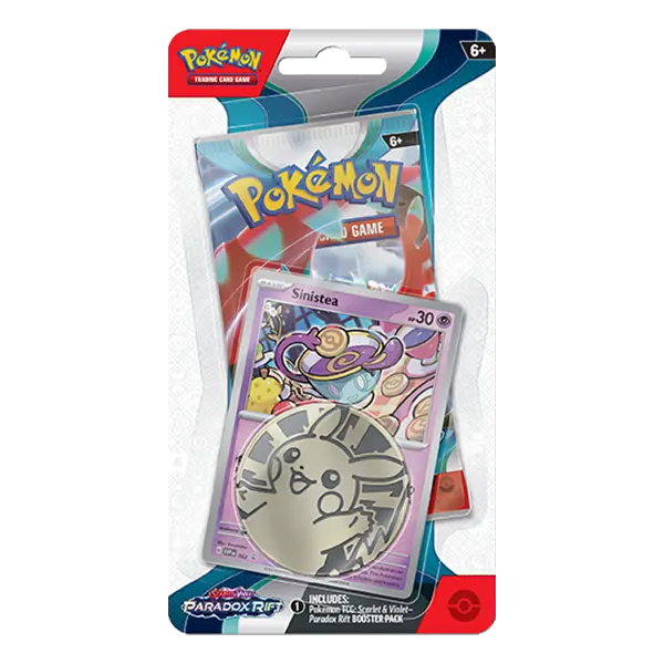 Scarlet & Violet: Paradox Rift - Checklane Blister [Sinistea] - Collect Roll
