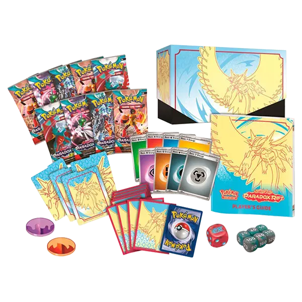 Scarlet & Violet: Paradox Rift - Elite Trainer Box [Roaring Moon] - Collect Roll