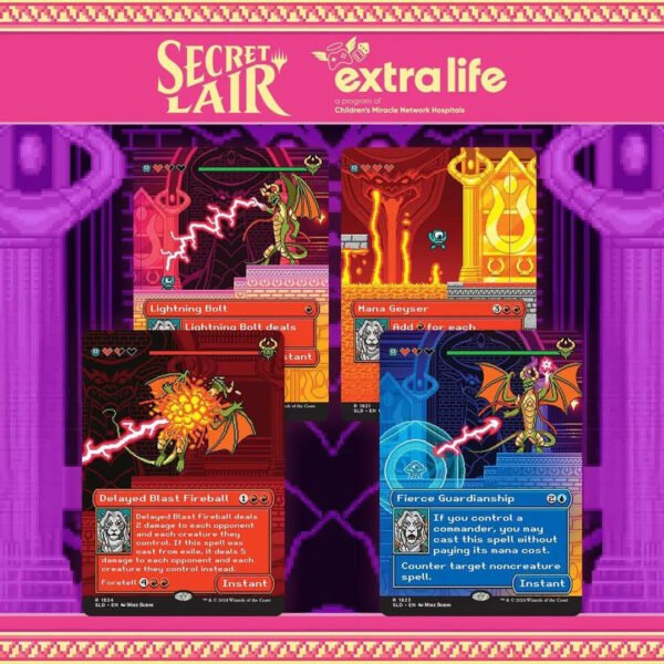 Secret Lair Drop - Pixel Perfect: Extra Life 2024 - Collect Roll