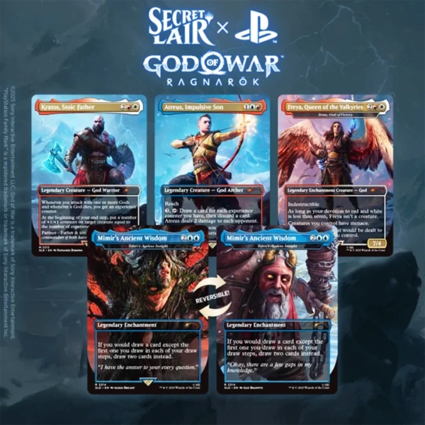 Secret Lair x God of War: Norse [Non-Foil Edition] - Collect Roll