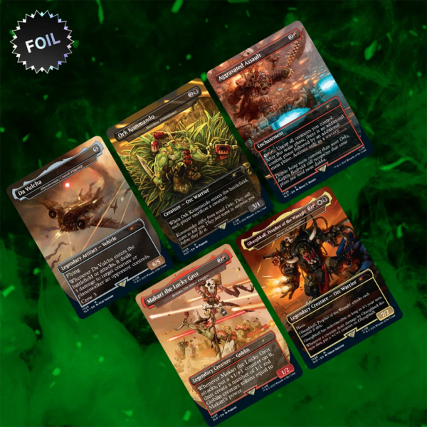 Secret Lair Drop - Secret Lair x Warhammer 40,000: Orks [Foil Edition] - Collect Roll