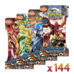 Steam Siege - Sleeved Booster Case (144 Boosters) - Collect Roll