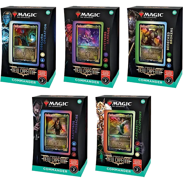 Streets of New Capenna Commander Decks [Set of 5] - Collect Roll