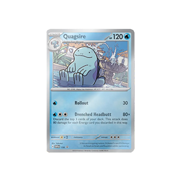 Scarlet & Violet: Surging Sparks - 3 Booster Blister [Quagsire] - Collect Roll