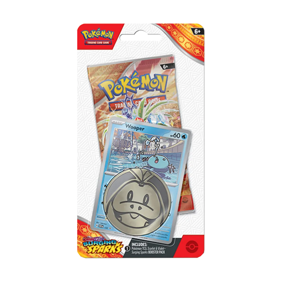 Scarlet & Violet: Surging Sparks - Checklane Blister [Wooper] - Collect Roll