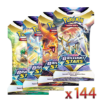 Sword & Shield: Brilliant Stars - Sleeved Booster Case (144 Boosters) - Collect Roll