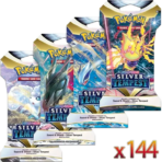 Sword & Shield: Silver Tempest- Sleeved Booster Case (144 Boosters) - Collect Roll