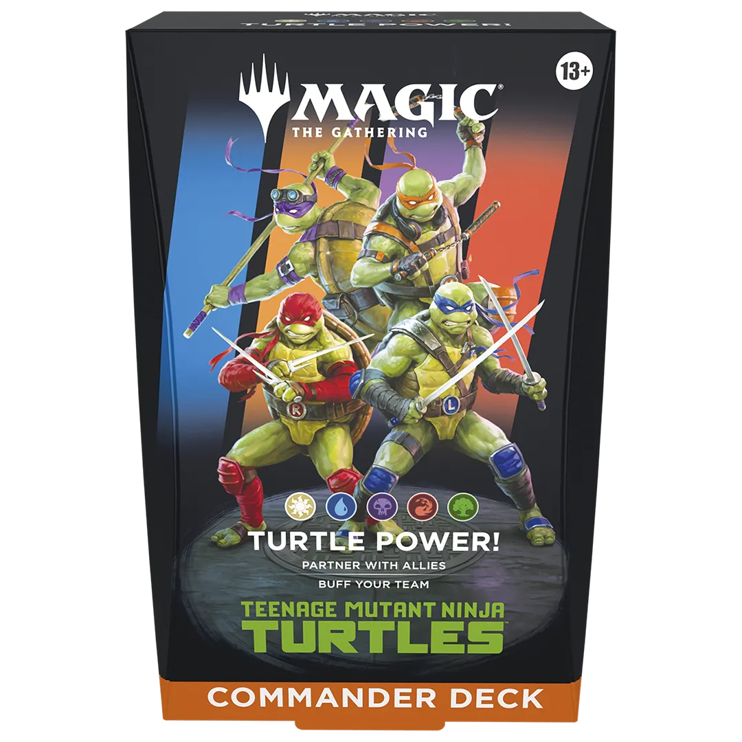 Teenage_Mutant_Ninja_Turtles_Commander_Deck_Turtle_Power Magic: The Gathering - Teenage Mutant Ninja Turtles Commander Deck Turtle Power! - Collect Roll