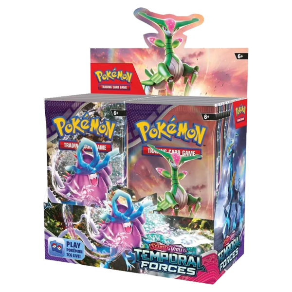 Scarlet & Violet: Temporal Forces - Booster Box Display - Collect Roll