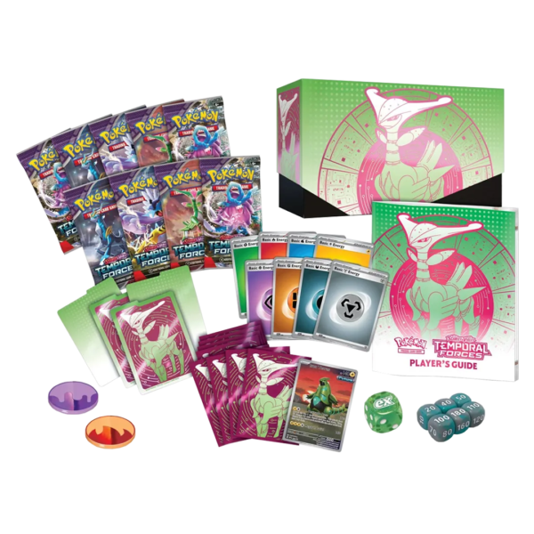 Scarlet & Violet: Temporal Forces - Elite Trainer Box [Iron Leaves] - Collect Roll