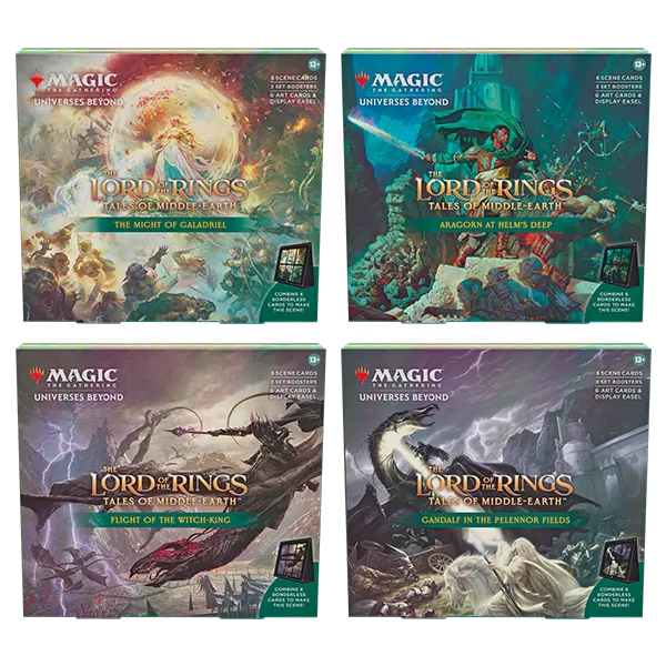 The Lord of the Rings Tales of Middle-earth Special Edition Scene Boxes [Set of 4] - Collect Roll