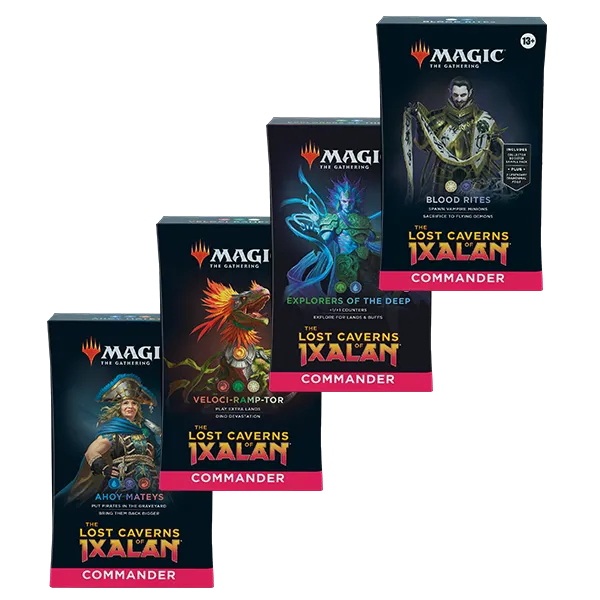The Lost Caverns of Ixalan Commander Decks [Set of 4] - Collect Roll