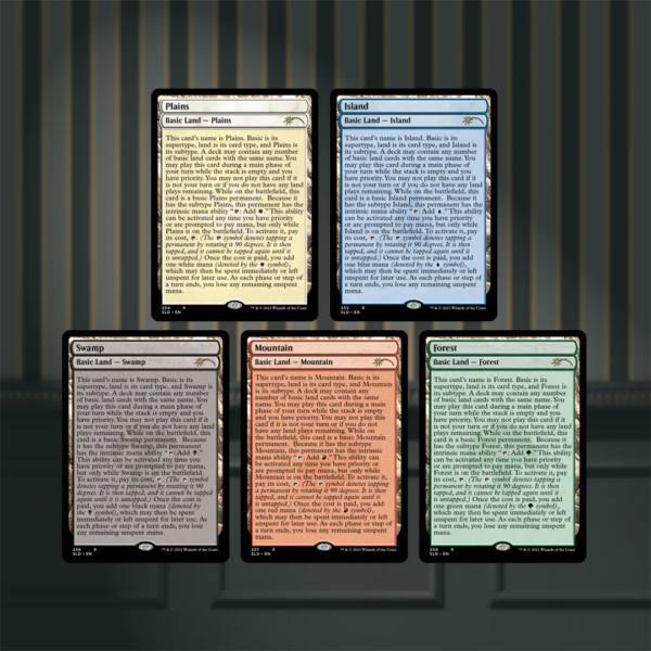 Secret Lair Drop - The Full-Text Lands - Collect Roll