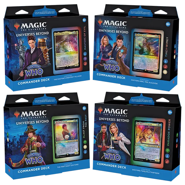Universes Beyond: Doctor Who Commander Decks (Set of 4) - Collect Roll