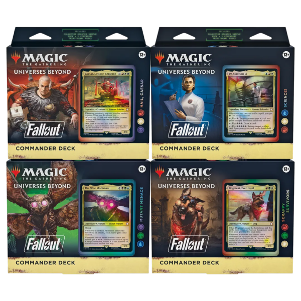 Universes Beyond Fallout Commander Decks [Set of 4] - Collect Roll