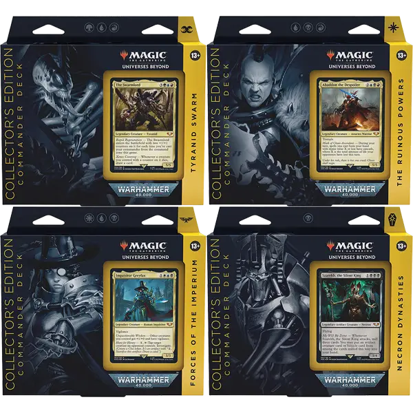 Universes Beyond: Warhammer 40,000 Commander Decks - Collectors Edition (Set of 4) - Collect Roll