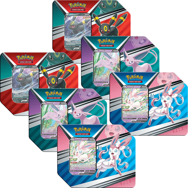 V-Heroes-Tins V Heroes Tin Case (6 Tins) - Collect Roll