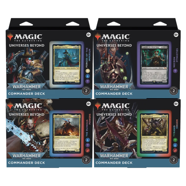 Universes Beyond: Warhammer 40,000 Commander Decks [Set of 4] - Collect Roll