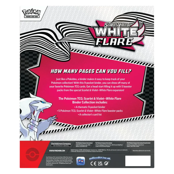 White Flare Binder Collection - Collect Roll