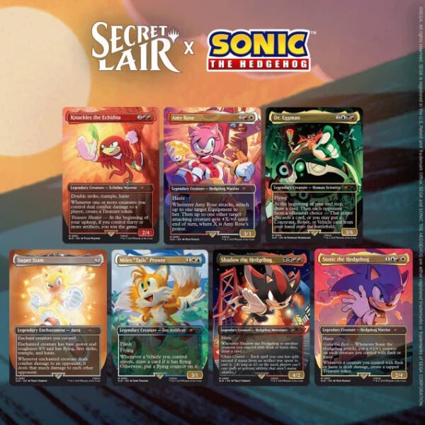 Secret Lair Drop - Sonic the Hedgehog Friends & Foes [Non-Foil Edition] - Collect Roll